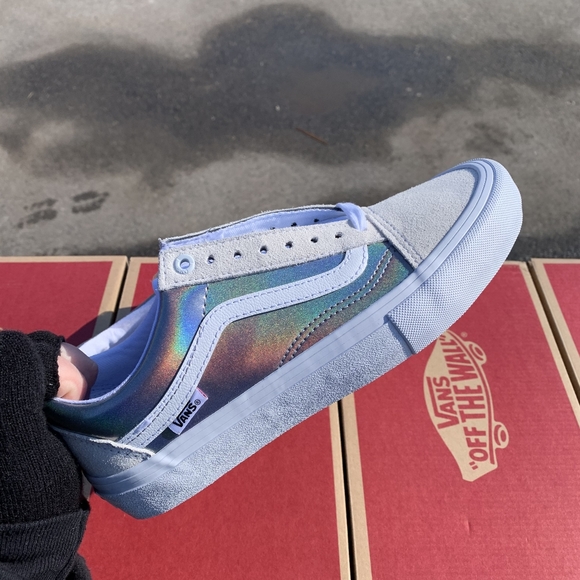 Van's Old Skool Pro Silver Rainbow Various Sizes - Picture 7 of 10